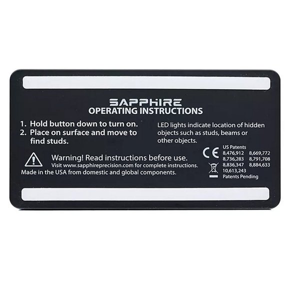 PROFESSIONAL STUD FINDER ,Sapphire 9000 by Franklin Sensors with Battery NIB - Picture 8 of 9